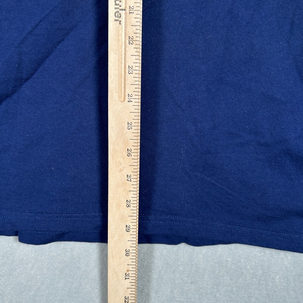 Ralph Lauren T-Shirt Mens M Navy Blue Graphic Polo Jeans Co Anchor 67 NYC - Picture 6 of 7